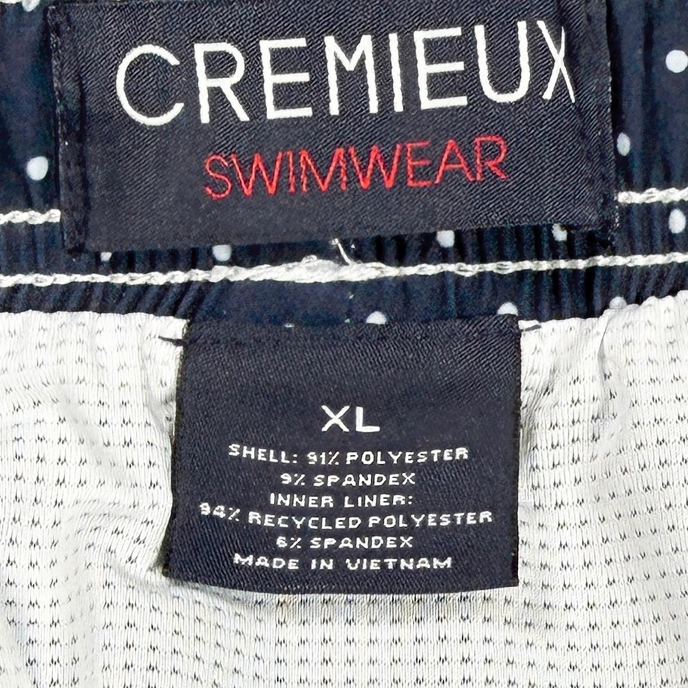 Cremieux 38  Swimsuit / Swim Trunks - NWT Mens Size XL Navy Blue - #49340-J2 - Picture 3 of 4